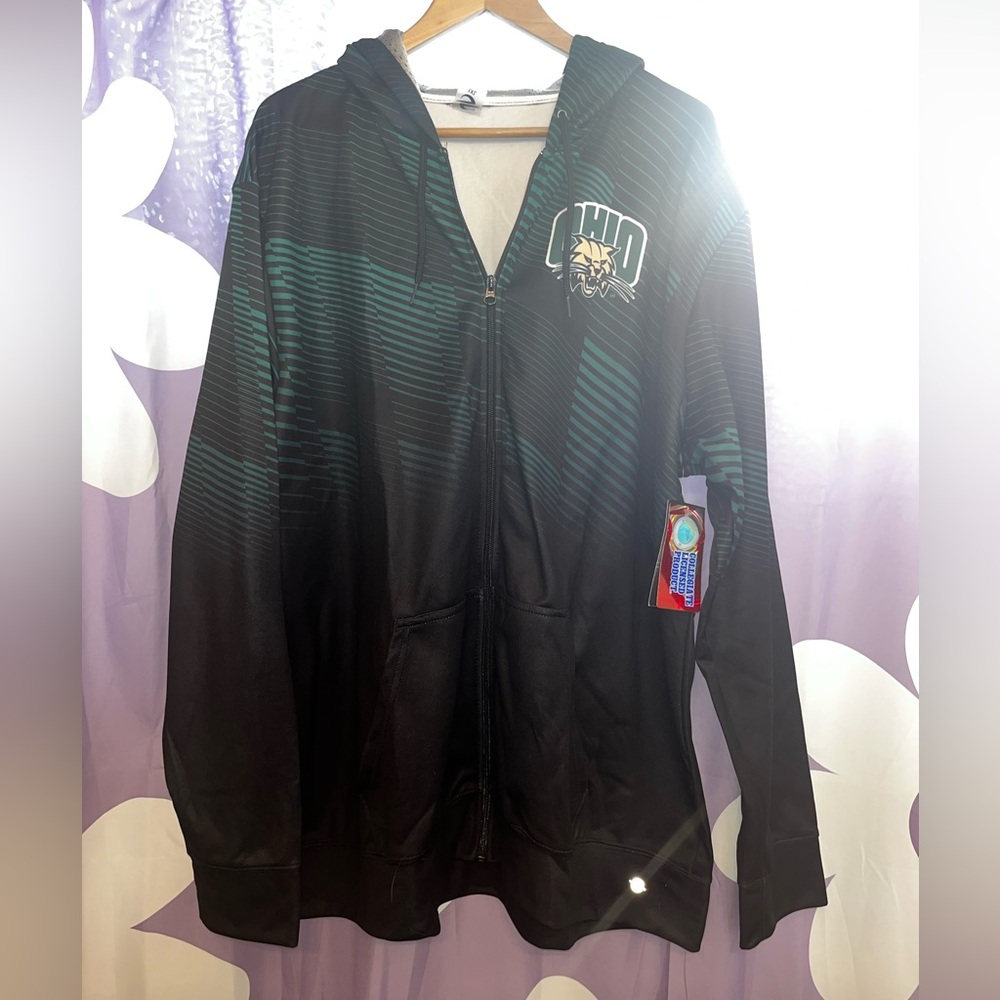 OU Bobcats full zip hoodie